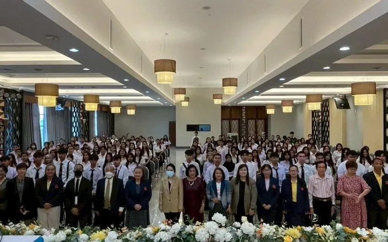 คณะศึกษาศาสตร์ มหาวิทยาลัยวงษ์ชวลิตกุล ได้จัดกิจกรรมปฐมนิเทศนักศึกษาระดับปริญญาตรี ประจำปีการศึกษา 2568